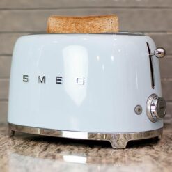 SMEG 2-Slice Toaster | Pastel Blue 5 SMEG 2-Slice Toaster | Pastel Blue -Small Kitchen Appliances Shop smeg toaster edit small square