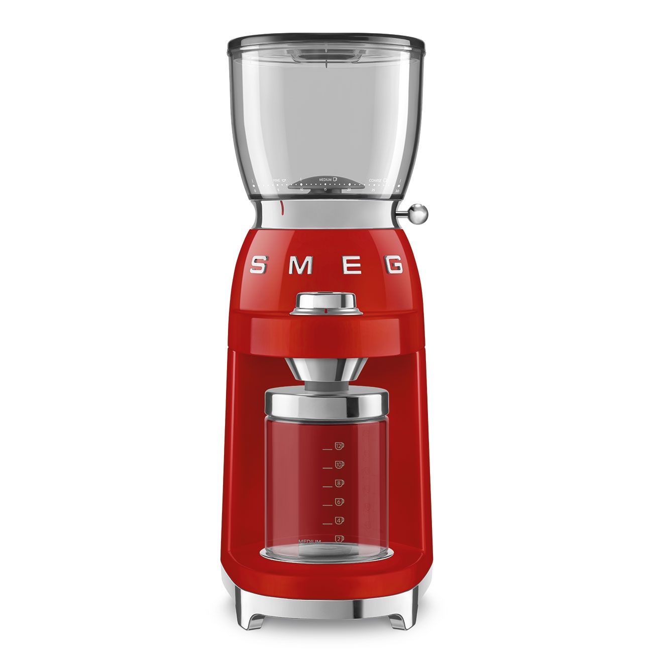 SMEG Coffee Grinder | Red 1 SMEG Coffee Grinder | Red