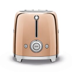 SMEG 2-Slice Toaster | Rose Gold -Small Kitchen Appliances Shop smeg rose gold 3