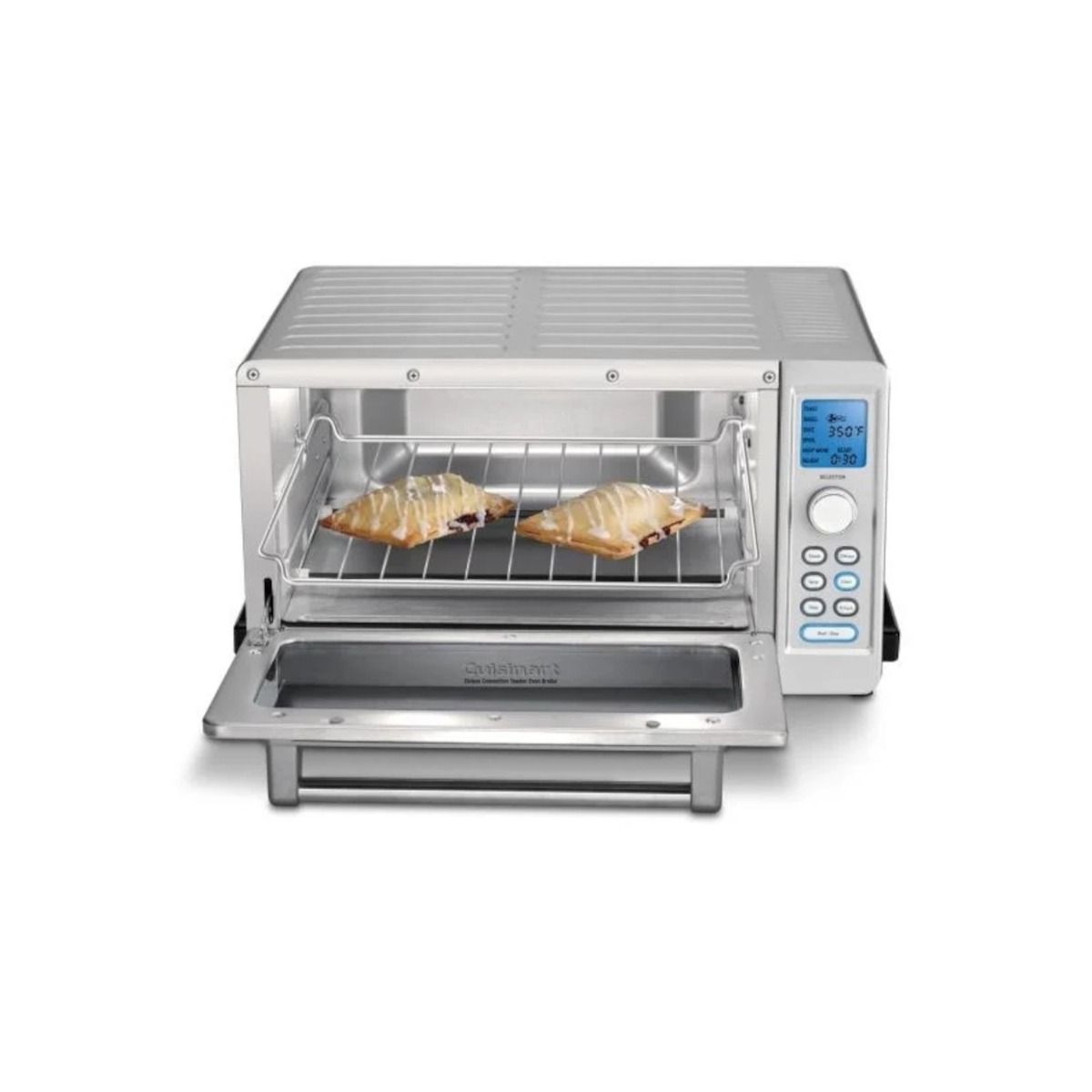 Cuisinart Deluxe Convection Toaster Oven Broiler | White & Stainless Steel 5 Cuisinart Deluxe Convection Toaster Oven Broiler | White & Stainless Steel - Image 5