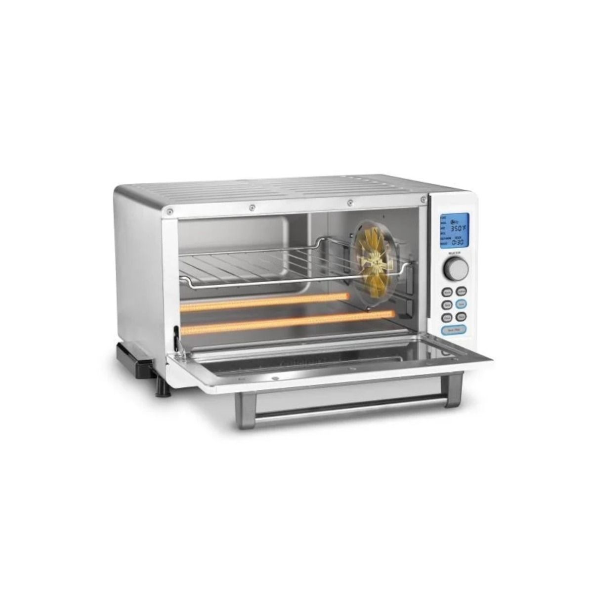 Cuisinart Deluxe Convection Toaster Oven Broiler | White & Stainless Steel 7 Cuisinart Deluxe Convection Toaster Oven Broiler | White & Stainless Steel - Image 7