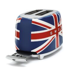 SMEG 2-Slice Toaster | Union Jack -Small Kitchen Appliances Shop tsf01ujus smeg union jack toaster with removable crumb tray