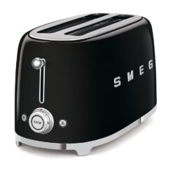 SMEG 4-Slice Toaster | Black -Small Kitchen Appliances Shop tsf02blus 2