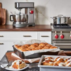 Wolf Gourmet 7-Quart Stand Mixer | Brushed Stainless Steel -Small Kitchen Appliances Shop wgsm100s baking pans