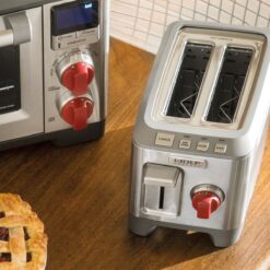 Wolf Gourmet 2-Slice Toaster | Red Knobs 8 Wolf Gourmet 2-Slice Toaster | Red Knobs -Small Kitchen Appliances Shop wgtr102s lifestyle 2000
