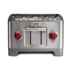 Wolf Gourmet 4-Slice Toaster | Red Knobs