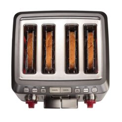 Wolf Gourmet 4-Slice Toaster | Red Knobs 9 Wolf Gourmet 4-Slice Toaster | Red Knobs -Small Kitchen Appliances Shop wgtr114s toast thin